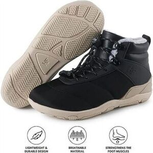 Black and Tan High-Top Sneakers